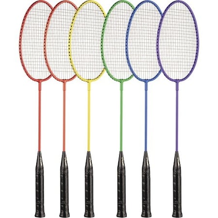 Champion Sports RACKET, BADMINTON, 6PK CSIBR21SET